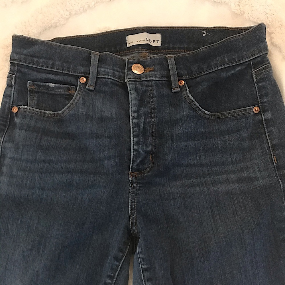 LOFT Mid-rise skinny jeans